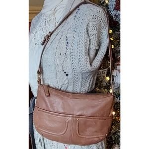Stone Mountain Tan Leather Mini Shoulder Purse